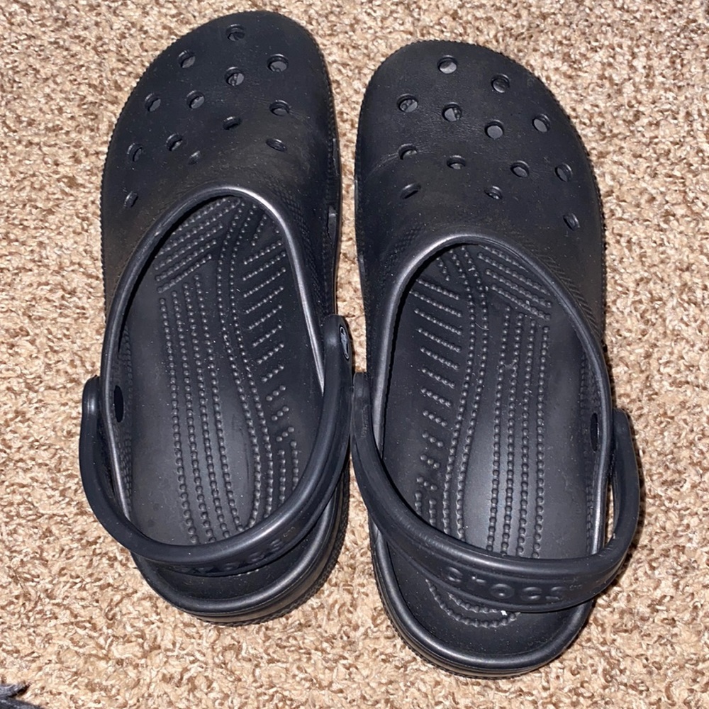 Crocs used once for  few hours and he didn’t like them